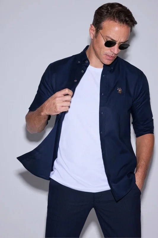 Рубашка из хлопка - G081SZ0040CEDCOLORREG026Y Сорочка муж. (VR033, M)