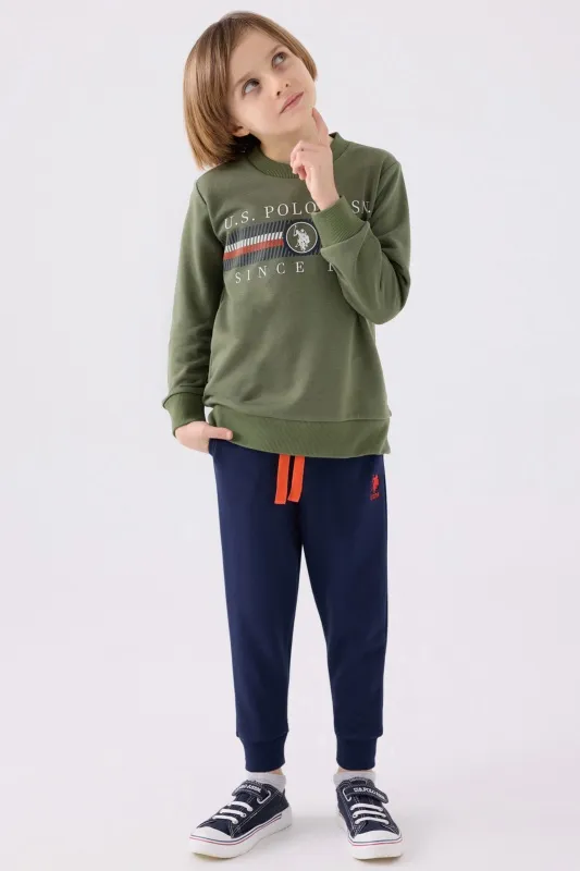 Свитшот и спортивные брюки для мальчиков - G083SZ0HF0US1907 Костюм дом. муж. детс. (VR027, 4_5)