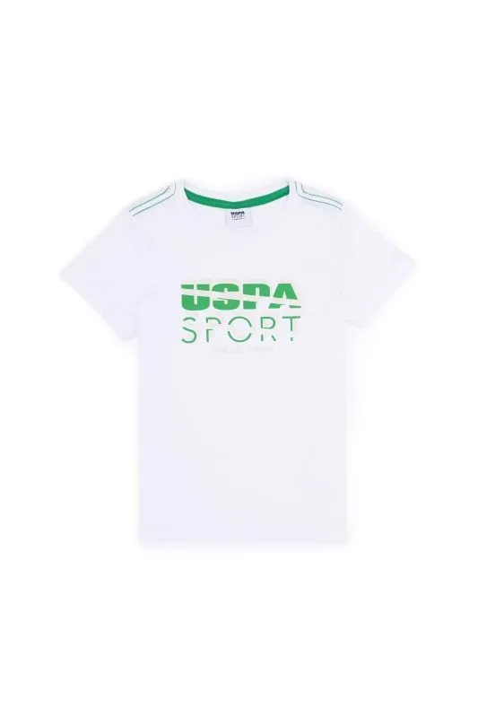 Футболки из хлопка с принтом для мальчиков - G083SZ0110LARENKIDS Футболка муж. детс. (VR013, 6_7)