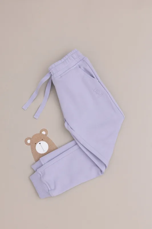Спортивные брюки на манжетах для девочек - G084SZ0OP0SENT_SK024 Брюки спорт. жен. детс. (VR034, 3_4)