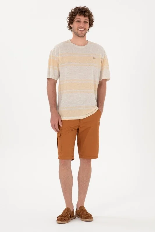 Шорты карго из хлопка - G081SZ0310CURVIS Бермуды муж. (VR072, 31)