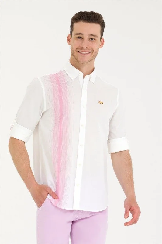Рубашка из хлопка с принтом свободная - G081SZ0040ORADOS Сорочка муж. (VR041, 2XL)