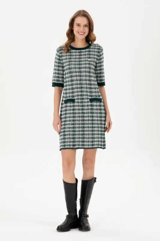 Платье мини твидовое - G082SZ0TE0HAZIL Платье жен. (VR079, XS)