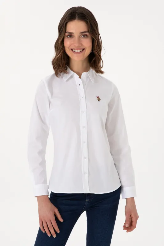 Рубашка с хлопком приталенная - G082SZ0040CRISCOLOR025Y Сорочка жен. (VR013, 42)