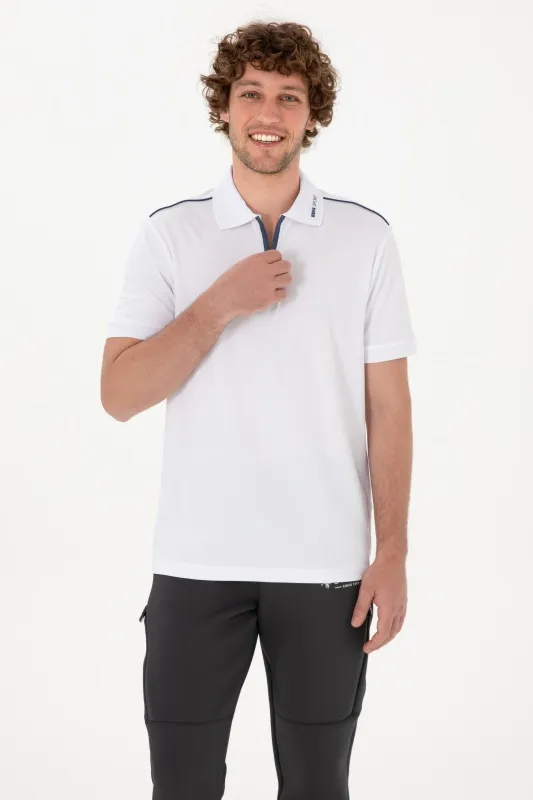Футболка-поло с воротником на молнии - G081SZ0110S_PENCO Футболка муж. (VR013, XL)