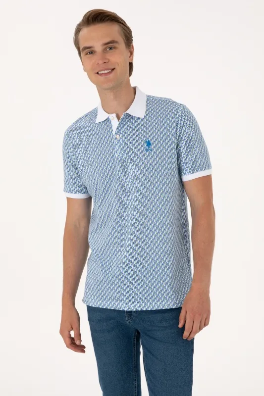 Футболка-поло из хлопка с узором - G081SZ0110LAST Футболка муж. (VR013, XL)