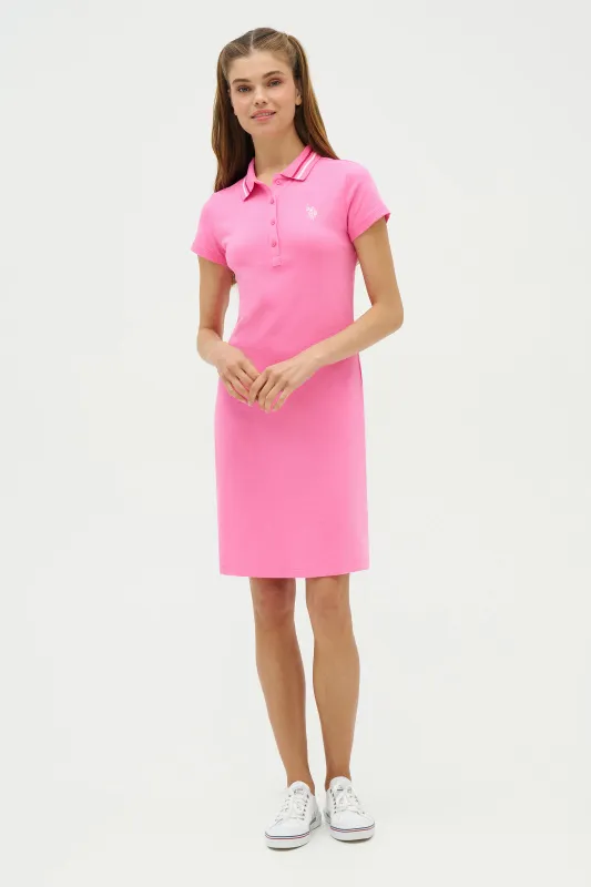 Платье-поло мини из хлопка - G082SZ0750R_MURDA Платье жен. (VR041, XS)