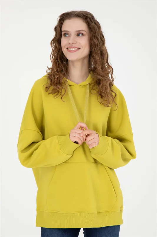 Худи оверсайз - G082SZ0820NADAS Толстовка жен. (VR087, XL)