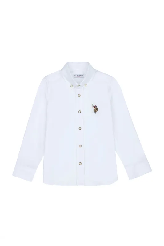 Рубашка из хлопка прямая для мальчиков - G083SZ0040CEDCOLORKIDS024K Сорочка муж. детс. (VR013, 6_7)