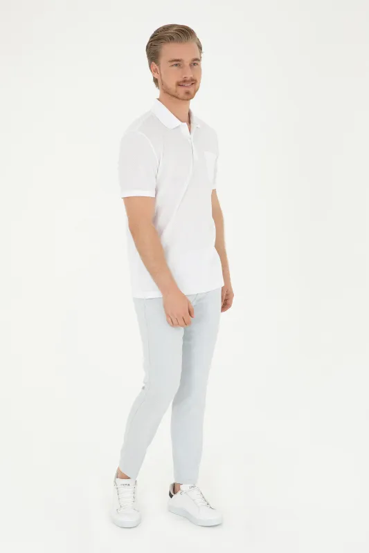 Брюки в полоску зауженные - G081SZ0780PARUS Брюки муж. (VR036, 40, 34)