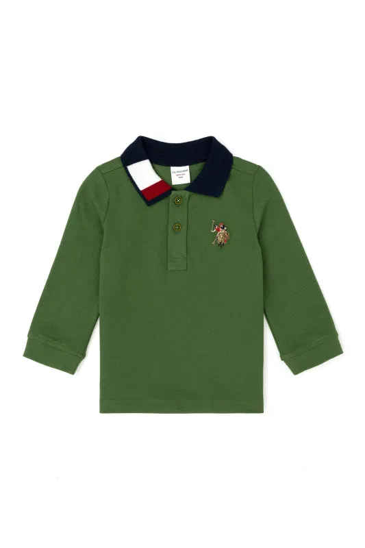 Поло с длинным рукавом из хлопка для мальчиков - G083SZ0820SD01KIDSSK023-B Толстовка муж. детс. (VR054, 1)