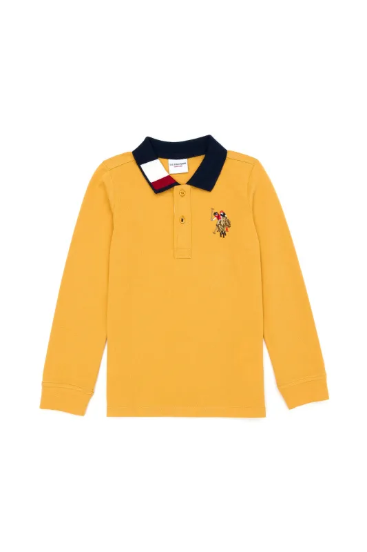 Поло с длинным рукавом из хлопка для мальчиков - G083SZ0820SD01KIDSSK023-B Толстовка муж. детс. (VR043, 2)
