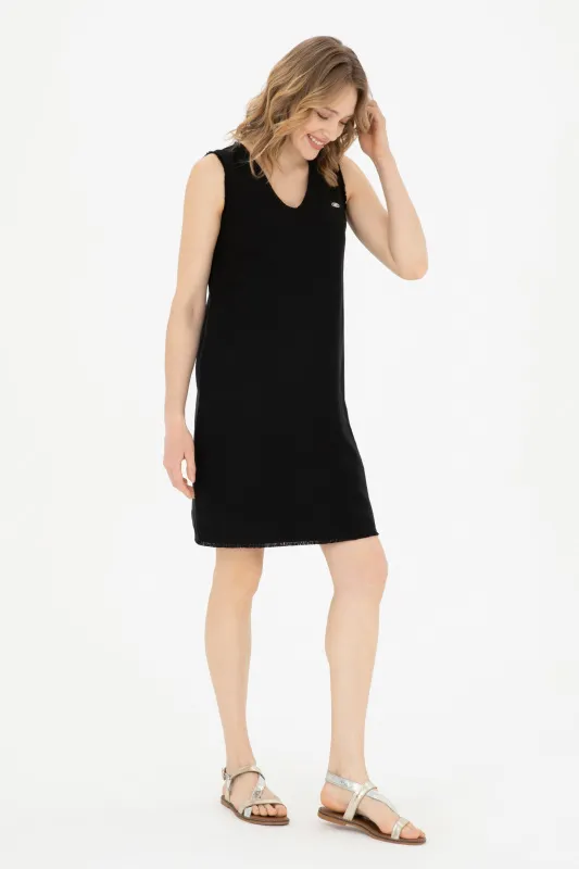 Платье мини из лиоцелла с добавлением льна - G082SZ0320FADE Платье жен. (VR046, 32)