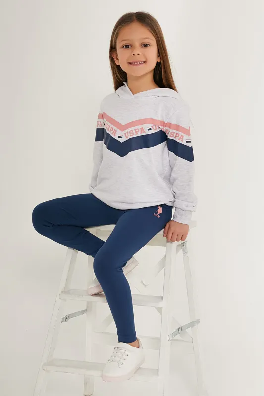 Спортивный костюм худи брюки для девочек - G084SZ0HF0US1617 Костюм дом. жен. детс. (VR086, 7-8)
