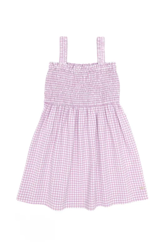 Сарафан в клетку для девочек - G084SZ0320GAV Платье жен. детс. (VR211, 4_5)