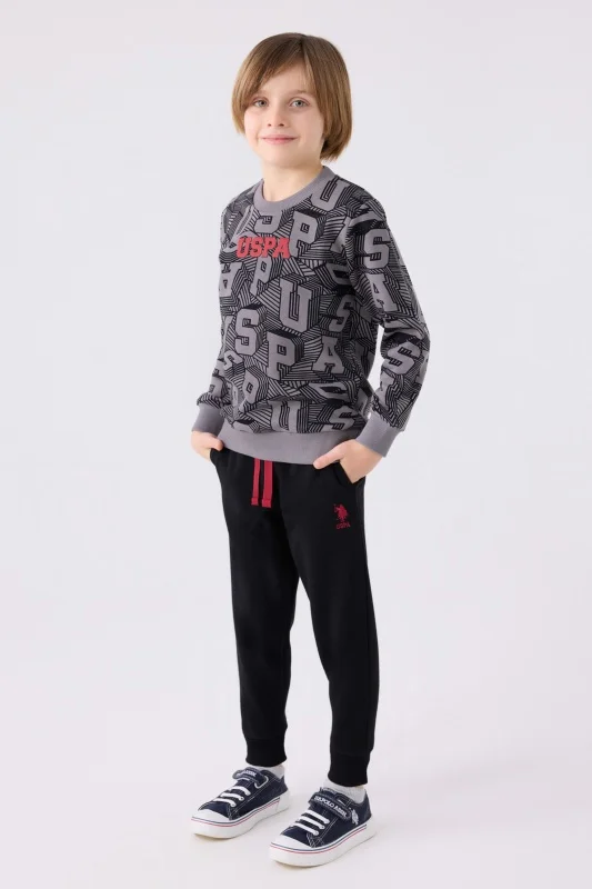 Свитшот и спортивные брюки для мальчиков - G083SZ0HF0US1929 Костюм дом. муж. детс. (VR080, 6_7)