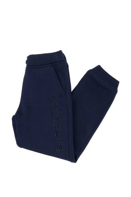 Спортивные брюки с вышивкой для девочек - G084SZ0OP0RT01-SK023 Брюки спорт. жен. детс. (VR033, 4_5)