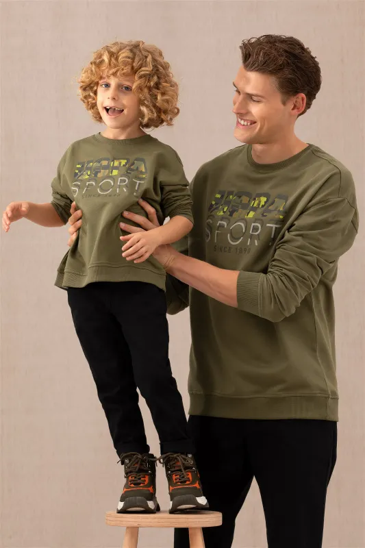 Свитшот с принтом для мальчиков - G083SZ0820YUSENKIDS Толстовка муж. детс. (VR027, 4_5)