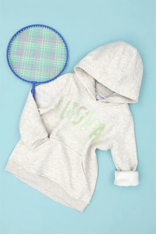 Худи с надписью из пайеток для девочек - G084SZ0820GIZMOKIDS-SK023 Толстовка жен. детс. (VR156, 5_6)