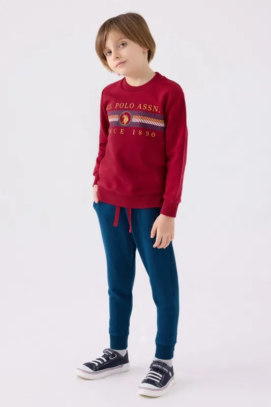 Свитшот и спортивные брюки для мальчиков - G083SZ0HF0US1907 Костюм дом. муж. детс. (VR014, 4_5)
