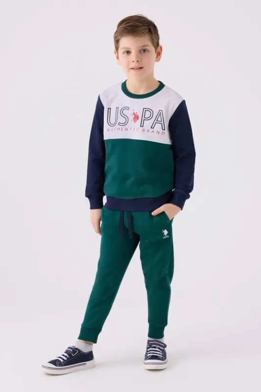 Свитшот и спортивные брюки для мальчиков - G083SZ0HF0US1922 Костюм дом. муж. детс. (VR079, 4_5)