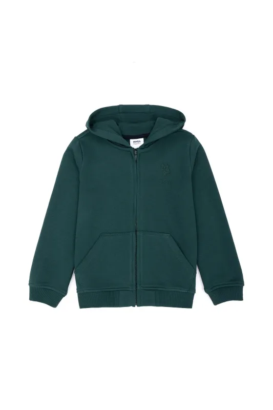 Толстовка на молнии с капюшоном для мальчиков - G083SZ0820GARMANKIDSSK023 Толстовка муж. детс. (VR079, 4_5)