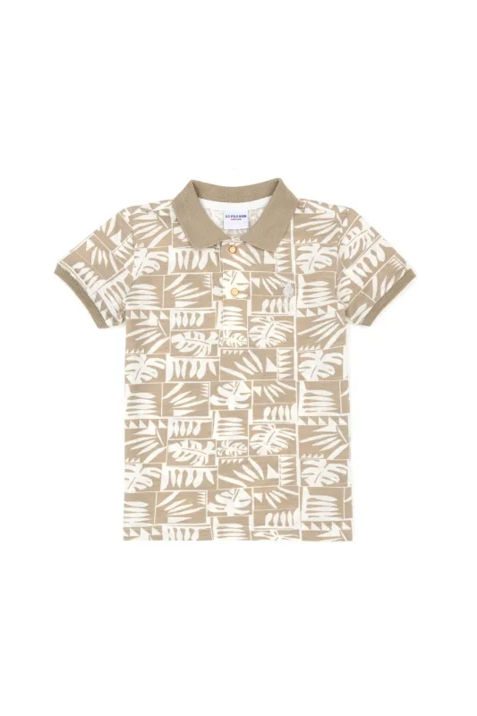 Футболка-поло из хлопка с принтом для мальчиков - G083SZ0110TANSIT Футболка муж. детс. (VR183, 4_5)