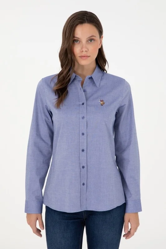 Рубашка из хлопка приталенная - G082SZ0040CRISCOLOR024K Сорочка жен. (VR212, 38)