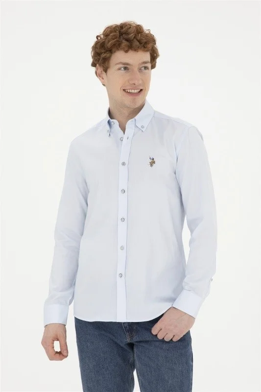 Рубашка из хлопка приталенная - G081SZ0040CEDCOLOR024Y Сорочка муж. (VR003, 5XL)