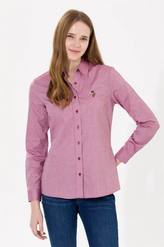 Рубашка из хлопка приталенная - G082SZ0040CRISCOLOR022K Сорочка жен. (VR014, 34)