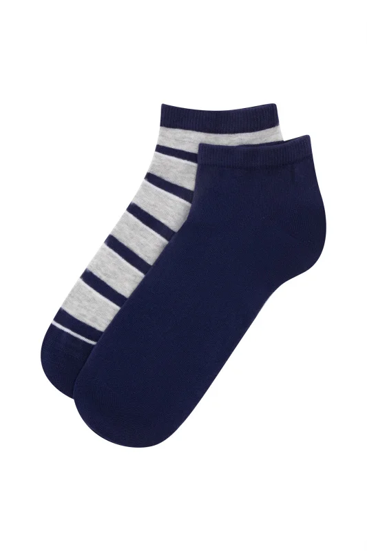 Носки короткие, 2 пары - A081SZ013P02DELUS-2 Носки муж. (VR033)