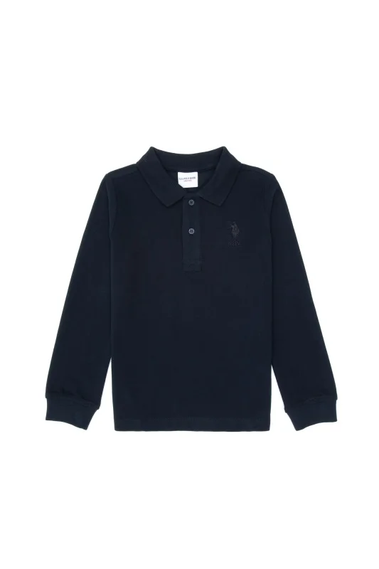 Поло с длинным рукавом для мальчиков - G083SZ0820TP01KIDSSK025 Толстовка муж. детс. (VR033, 4_5)