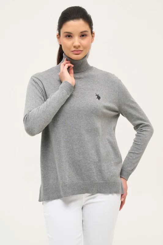 Водолазка из хлопка свободная - G082SZ0TK0ORINAB-R BSK23 Кофта жен. (VR086, 2XS)