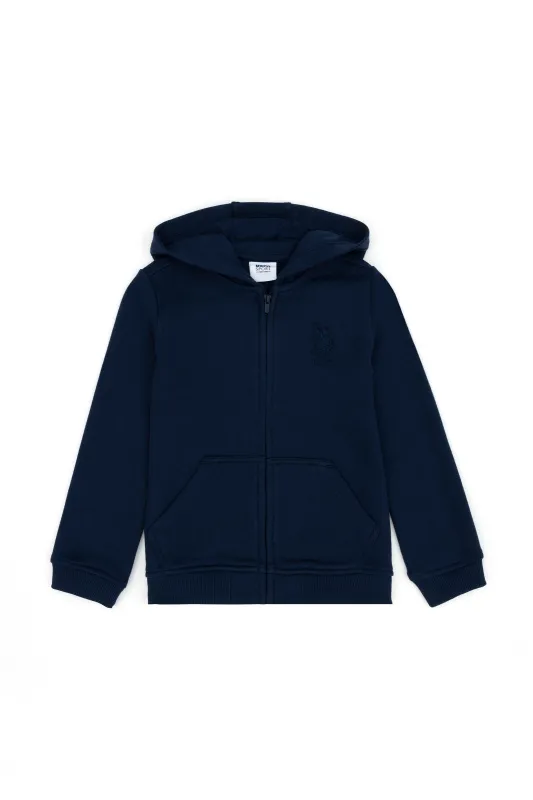 Толстовка на молнии с капюшоном для мальчиков - G083SZ0820GARMANKIDSSK023 Толстовка муж. детс. (VR033, 9_10)