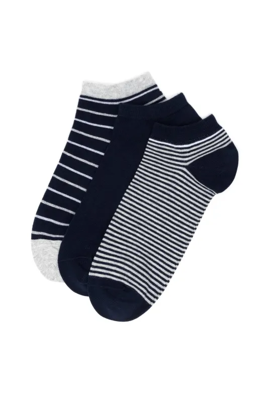 Носки короткие, 3 пары - A081SZ013P02BAGINS Носки муж. (VR033)