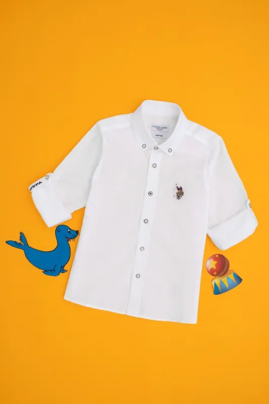 Рубашка из хлопка для мальчиков - G083SZ0040ENZOKIDS025Y Сорочка муж. детс. (VR013, 9_10)