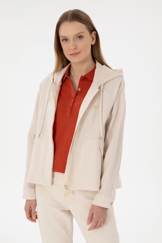 Ветровка с несъемным капюшоном - G082SZ0040TABITA Сорочка жен. (VR049, 34)