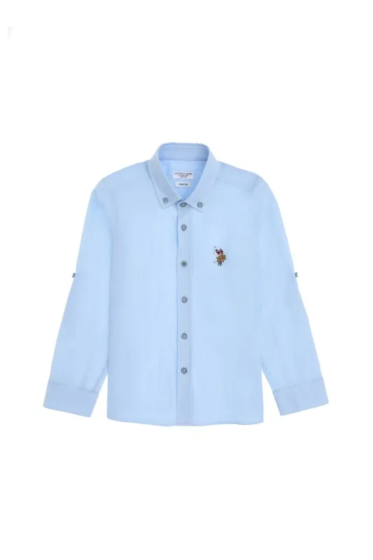 Рубашка хлопковая для мальчиков - G083SZ0040ENZOKIDS025Y Сорочка муж. детс. (VR003, 4_5)