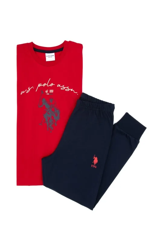 Свитшот и спортивные брюки из хлопка для мальчиков - G083SZ0HF0US2233 Костюм дом. муж. детс. (VR030, 7_8)