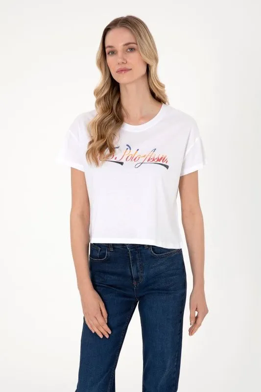 Футболка из хлопка с принтом - G082GL0110GISELLE Футболка жен. (VR013, S)