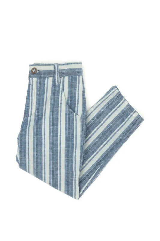 Брюки в полоску для мальчиков - G083SZ0800TOLSKIDS_C Джинсы муж. детс. (DN0022, 8_9)