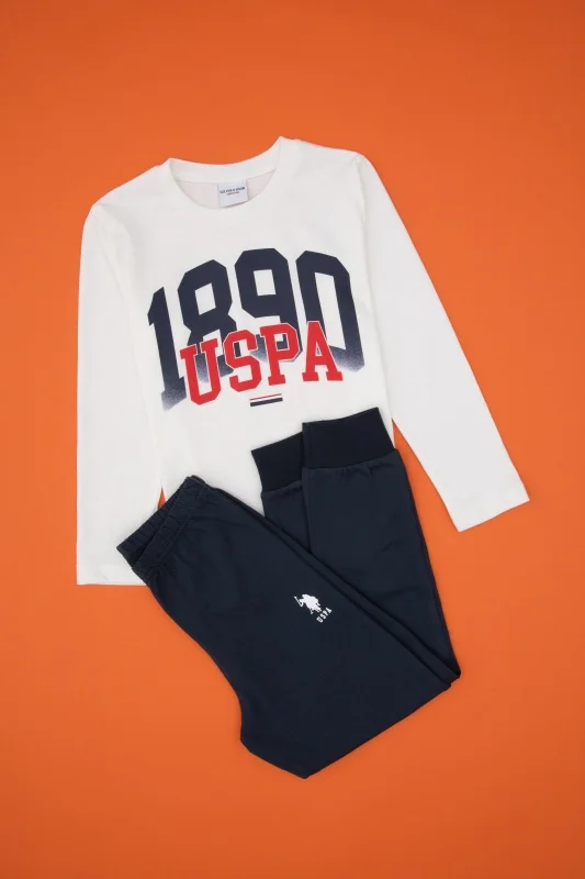 Свитшот и спортивные брюки для мальчиков - G083SZ0HF0US2203 Костюм дом. муж. детс. (VR013, 12_13)