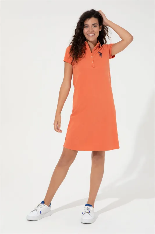 Платье-поло из хлопка свободное - G082SZ0750FURLI Платье жен. (VR051, 2XS)