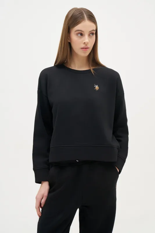 Свитшот с хлопком укороченный - G082SZ0820R_FELTA_SK024 Толстовка жен. (VR046, XS)