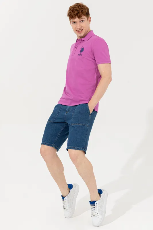 Футболка-поло из хлопка - G081SZ0110T-TUNA Футболка муж. (VR037, M)