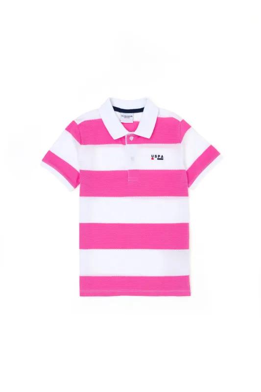 Футболка-поло в полоску для мальчиков - G083SZ0110ERSTA Футболка муж. детс. (VR041, 10_11)