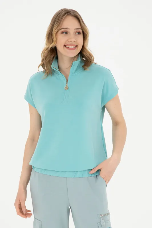 Толстовка с коротким рукавом без капюшона - G082SZ0110PALEY Футболка жен. (VR090, XS)