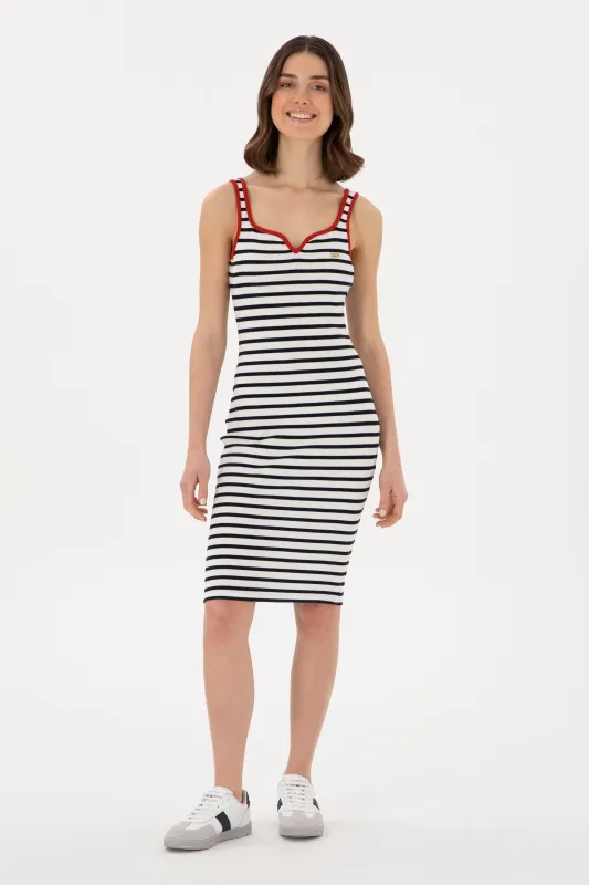 Платье миди трикотажное приталенное - G082SZ0750SELTE Платье жен. (VR071, 2XS)
