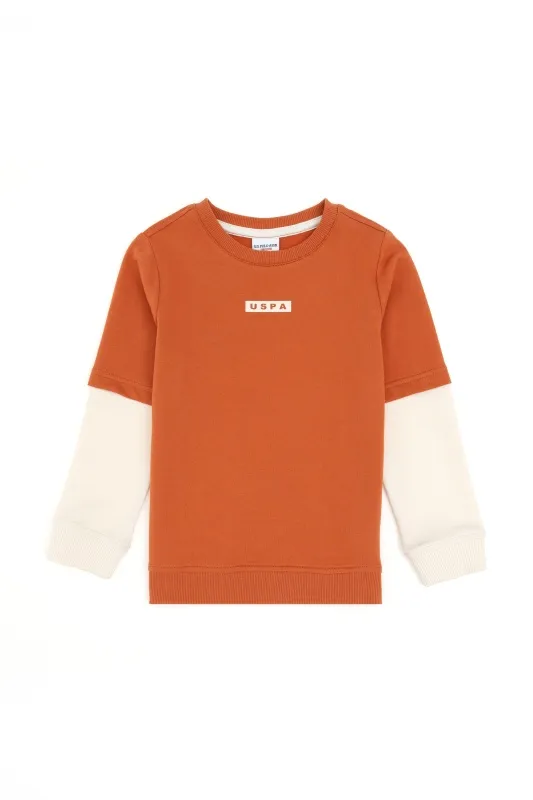 Свитшот с иммитацией футболки для мальчиков - G083SZ0820HIKAYAKKOSK024_E Толстовка муж. детс. (VR191, 6_7)