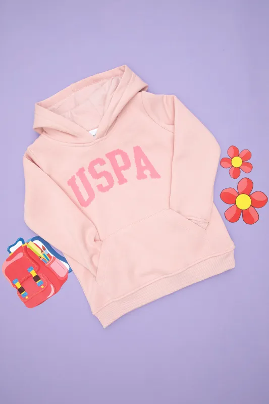 Худи с надписью из пайеток для девочек - G084SZ0820GIZMOKIDS_SK024 Толстовка жен. детс. (VR050, 3_4)